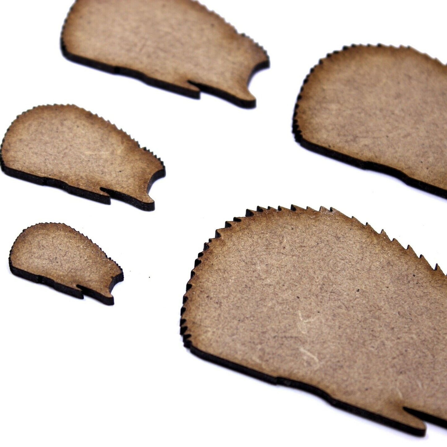 Hedgehog Craft Shape, 2cm to 20cm. 2mm MDF Wood. Garden, Woodland, springwatch