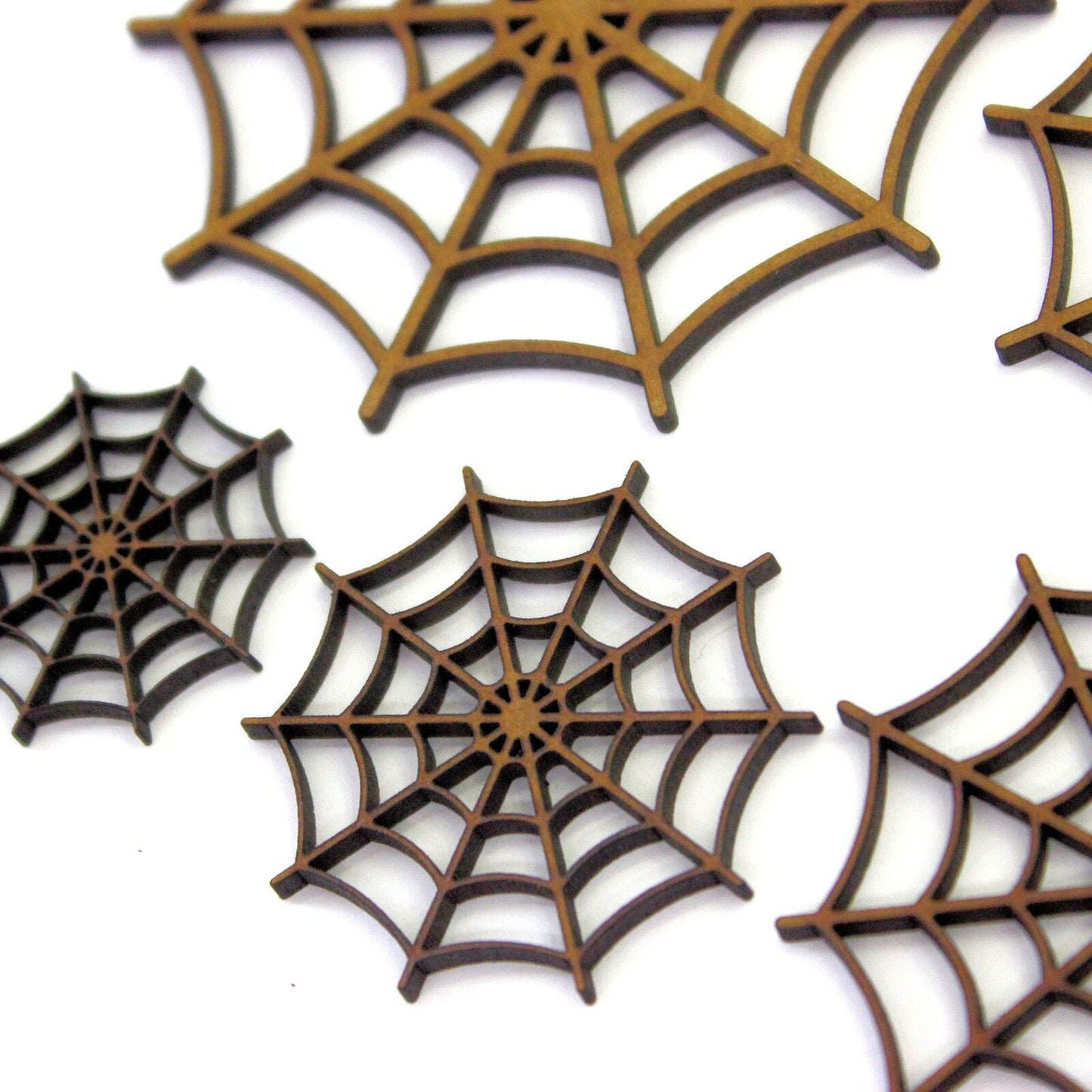 Spider Web Craft Shape. Various Sizes 30mm - 200mm. 2mm MDF. Halloween, Spooky
