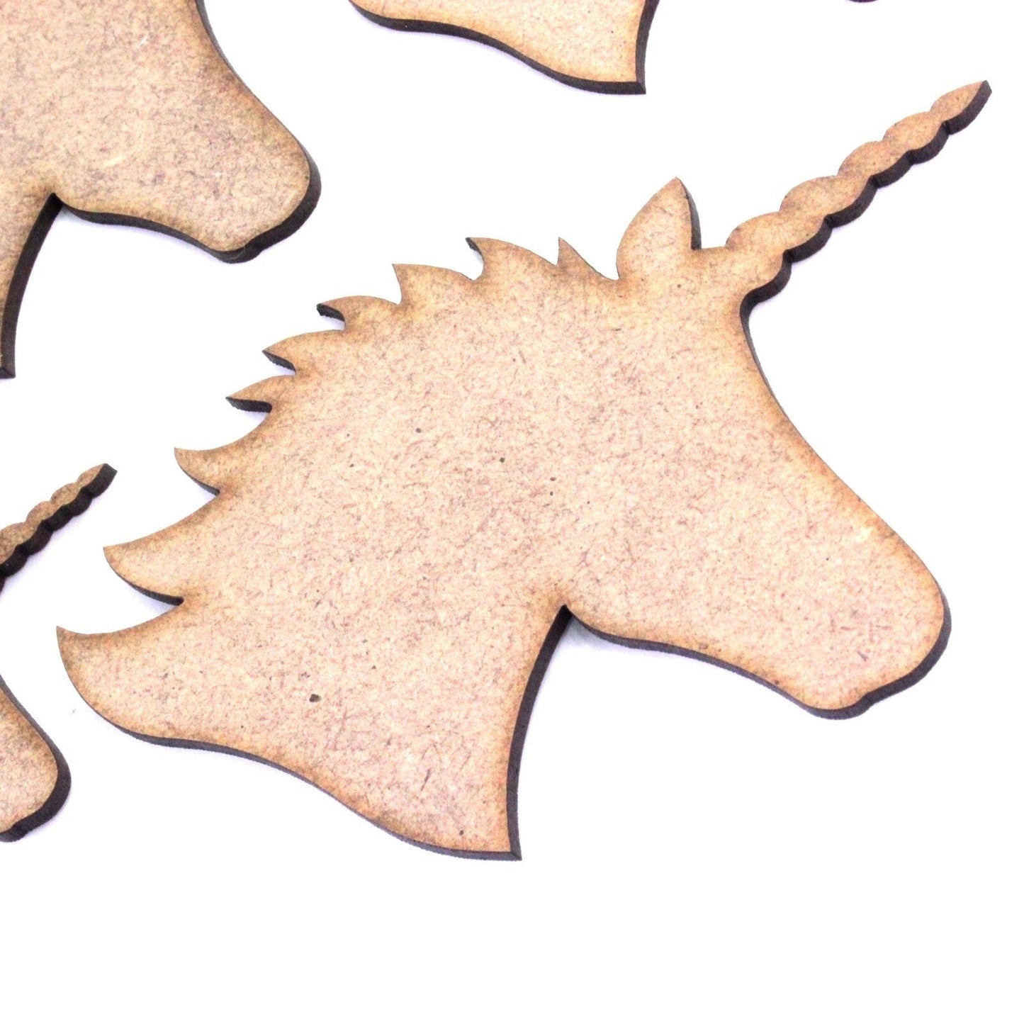 Unicorn Head Craft Shape, Various Sizes, 2mm MDF Wood. Mythical, Fairytale