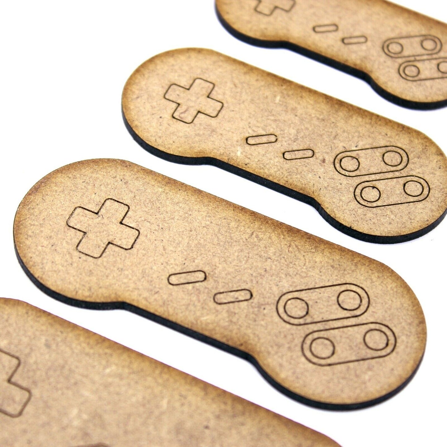 SNES Controller Craft Shape, Various Sizes, 2mm MDF Wood. Retro Gaming, Gamer