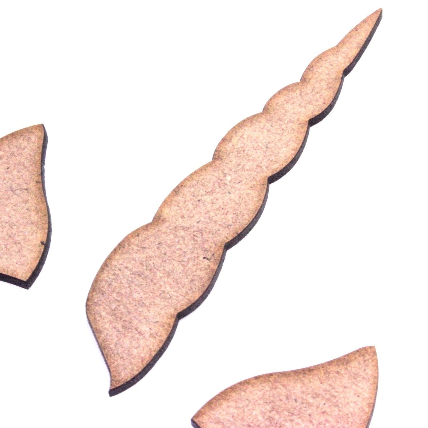 Unicorn Horn and Ears Craft Shape, Various Sizes, 2mm MDF Wood. Mythical