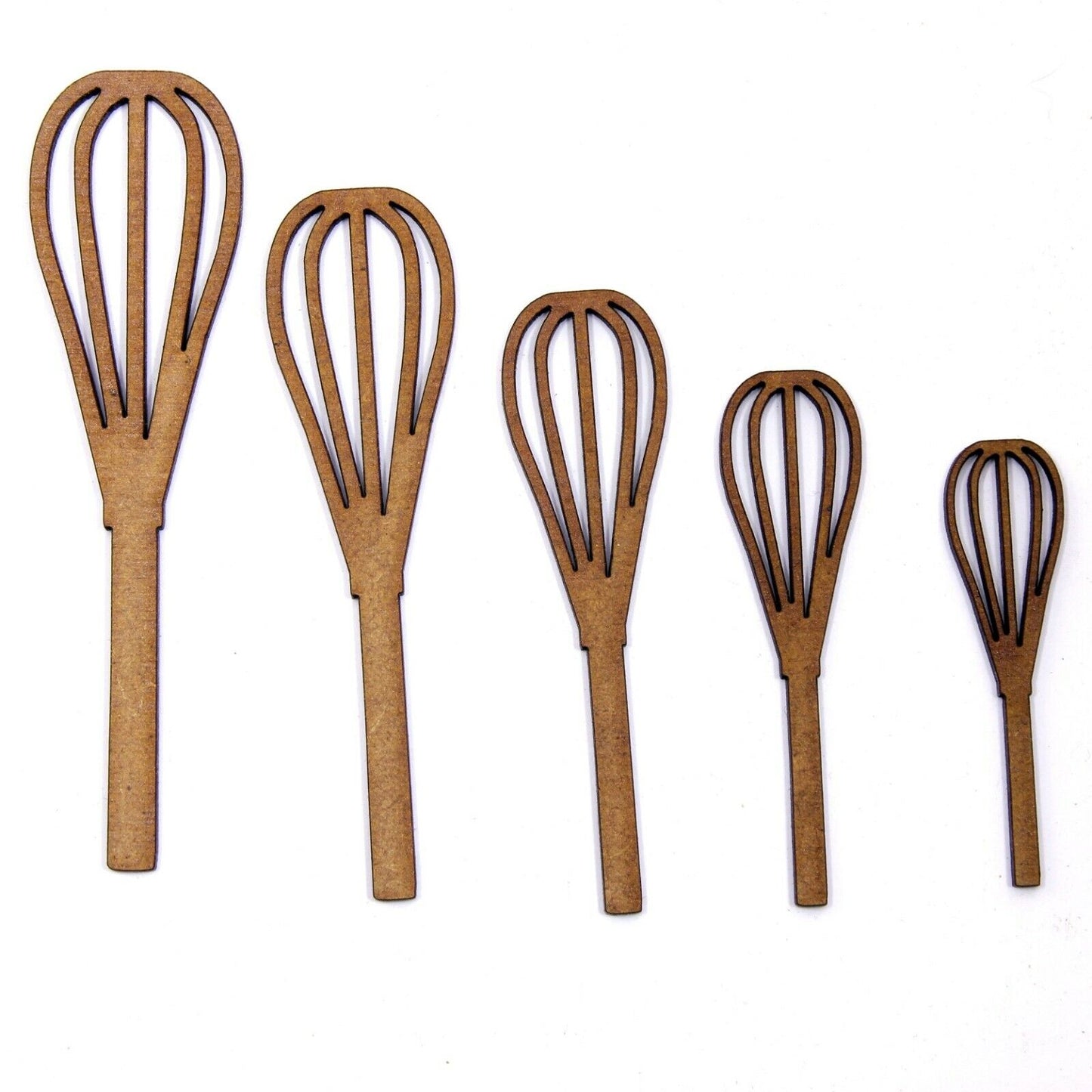Whisk Craft Shape. 2mm MDF. Various Sizes. Baking, Cooking, Baker, Cook, Chef