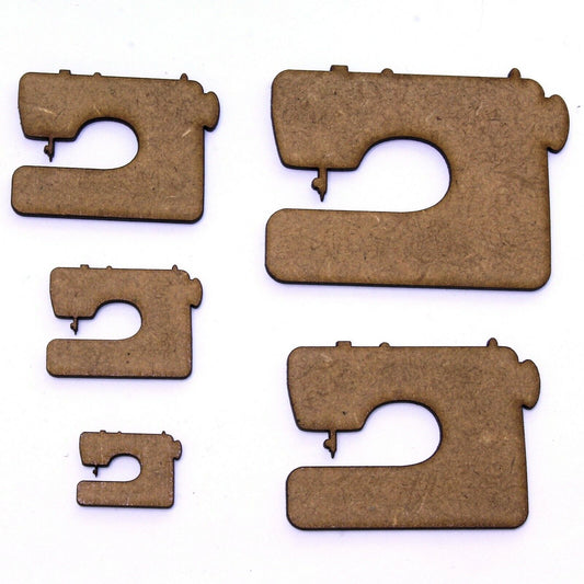 Sewing Machine Craft Shape, Various Sizes, 2mm MDF Wood.