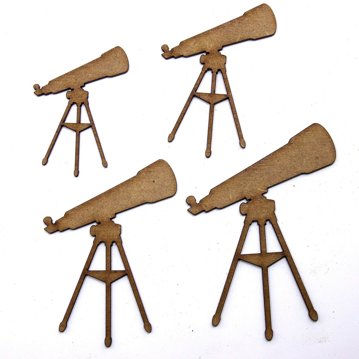 Telescope Craft Shape. 2mm MDF. Various Sizes. Astronomy, space, moon