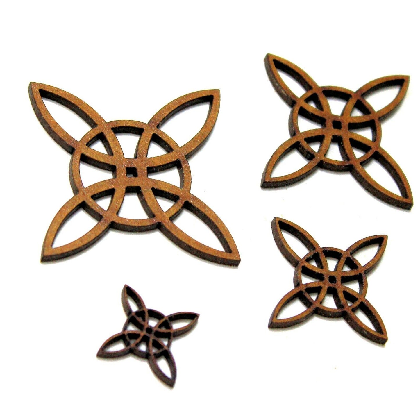 Witch's Knot Wicca Symbol Craft Shape Blank, Various Sizes, 2mm MDF Wood. Pagan