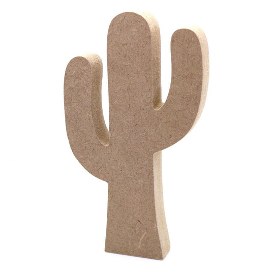 Free Standing 18mm MDF Cactus Craft Shape Various Sizes. Cacti, Desert