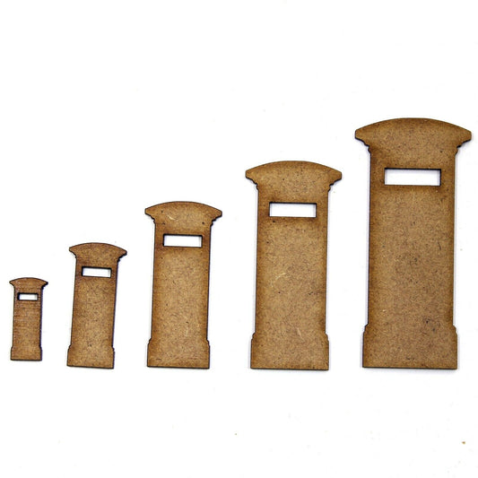 Postbox Craft Shape, Various Sizes, 2mm MDF Wood. Post Box, Mail, Letter,