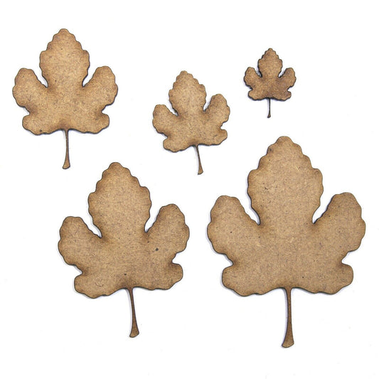 Fig Leaf Craft Shape, Various Sizes, 2mm MDF Wood. Genesis, Adam, Eve