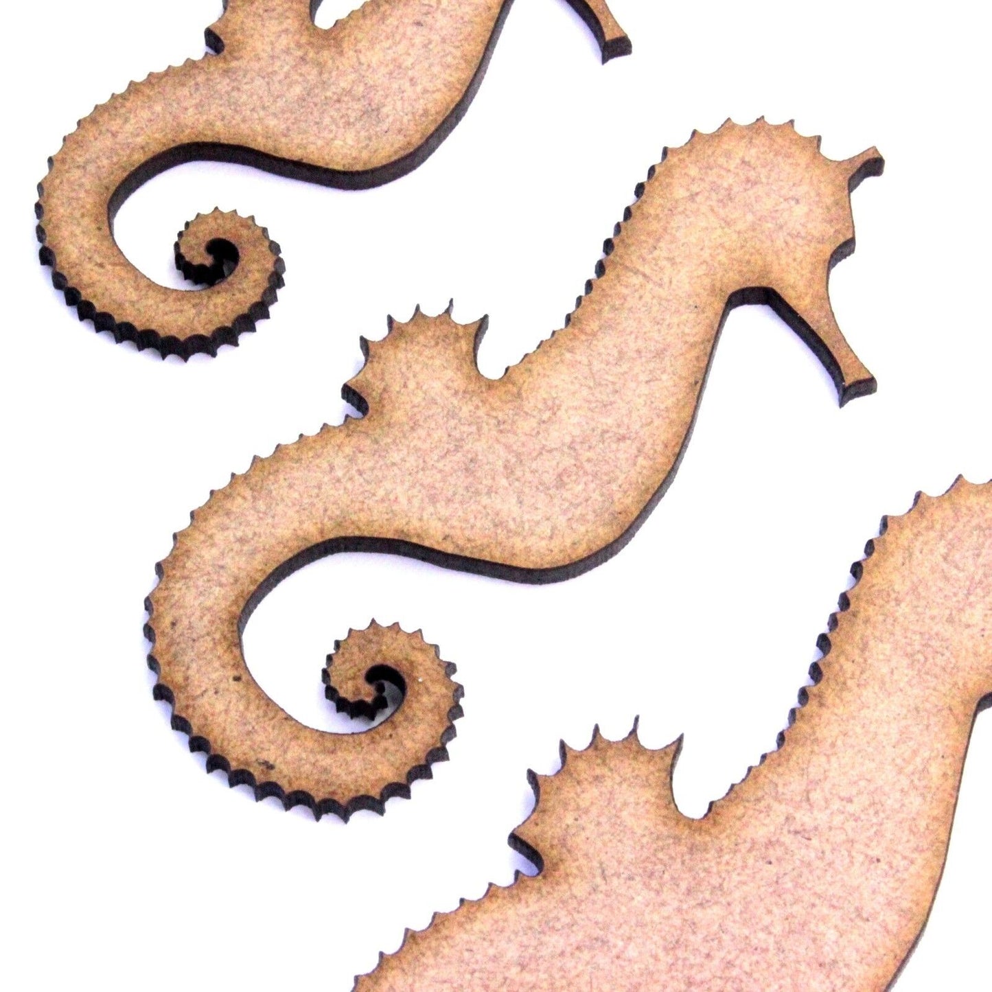 Seahorse Craft Shape, Various Sizes, 2mm MDF Wood. Seaside, Ocean, Sea