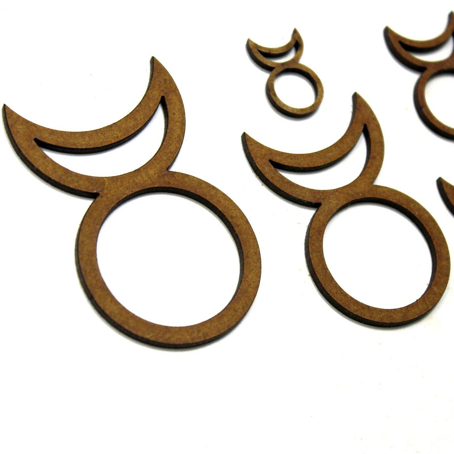 God Wicca Symbol Craft Shape Blank, Various Sizes, 2mm MDF Wood. Pagan, Wiccan