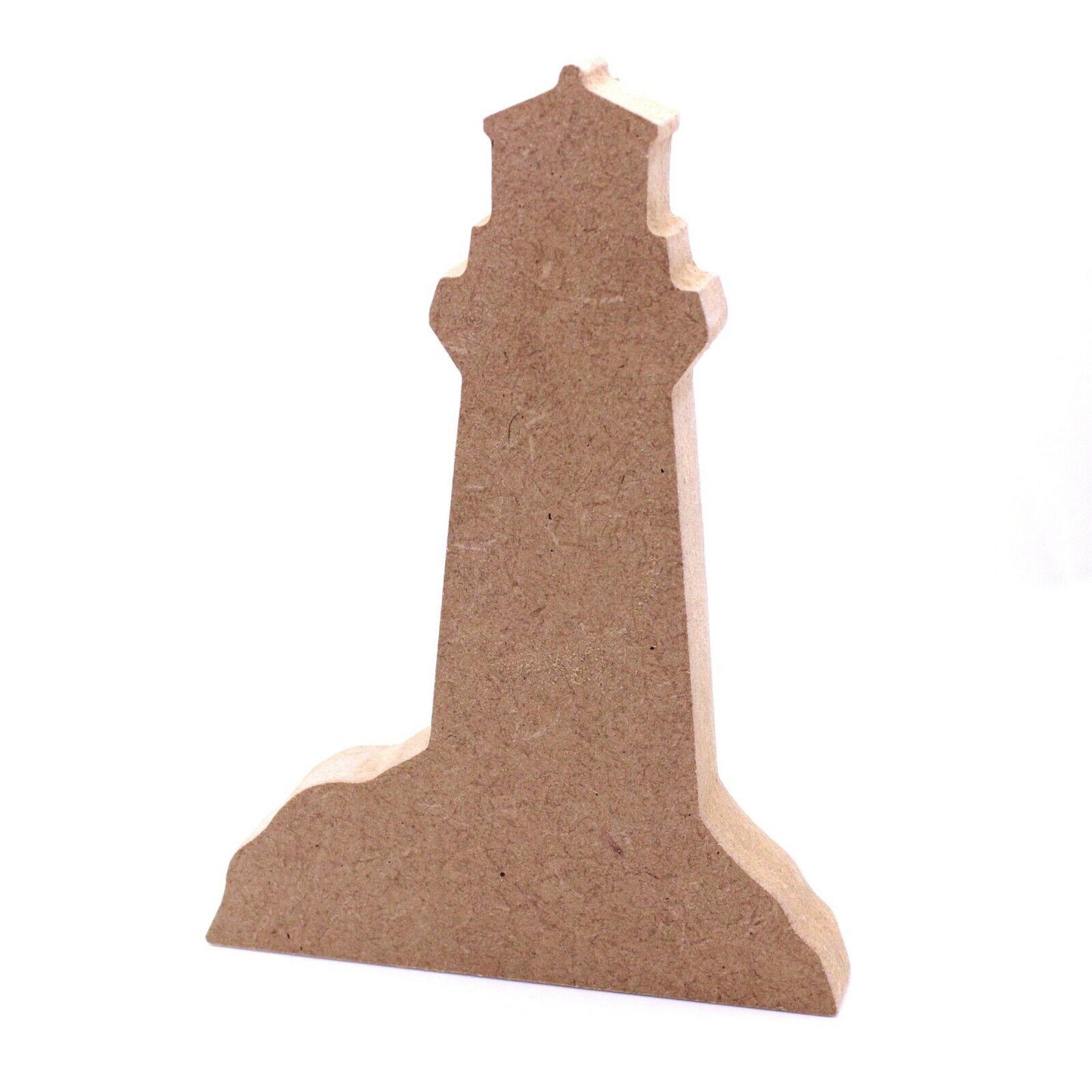 Free Standing 18mm MDF Lighthouse Craft Shape. 10cm to 30cm. Seaside, Beach