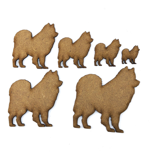 Samoyed Craft Shapes, 2mm MDF Wood. Dog, Pet, Animal