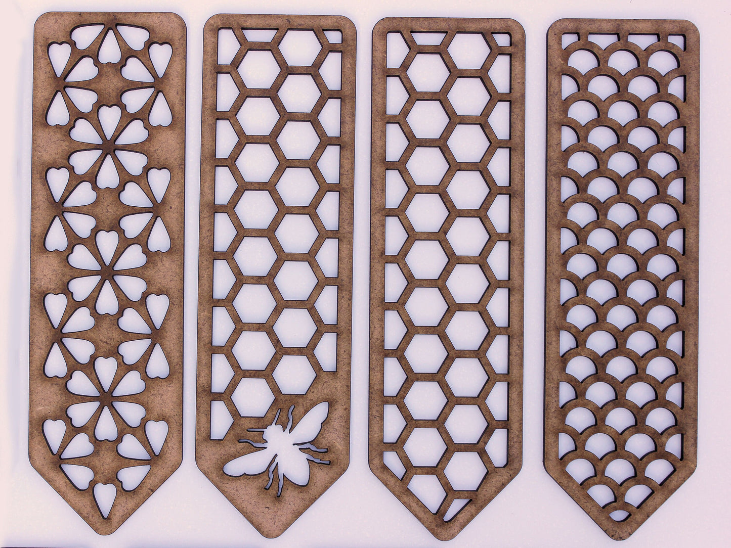 Bookmarks Laser Cut Digital File for wood, acrylic, card etc. 15 Designs. Vector laser template cut file DXF SVG Ai EPS Glowforge pdf.