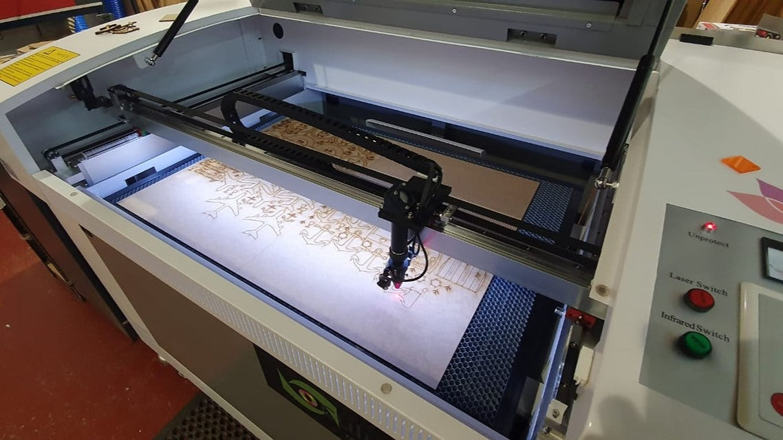 Spots and Screens Laser Cutter