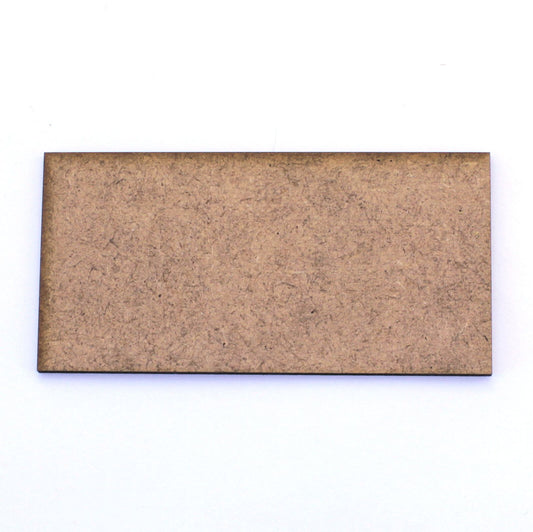 Rectangle Craft Shapes. Various Sizes. Embellishments, Decorations, 2mm MDF Wood