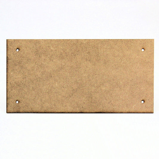 MDF Plaque Blank 200mm x 100mm. Plate Craft Shape. Can Supply Without Holes.