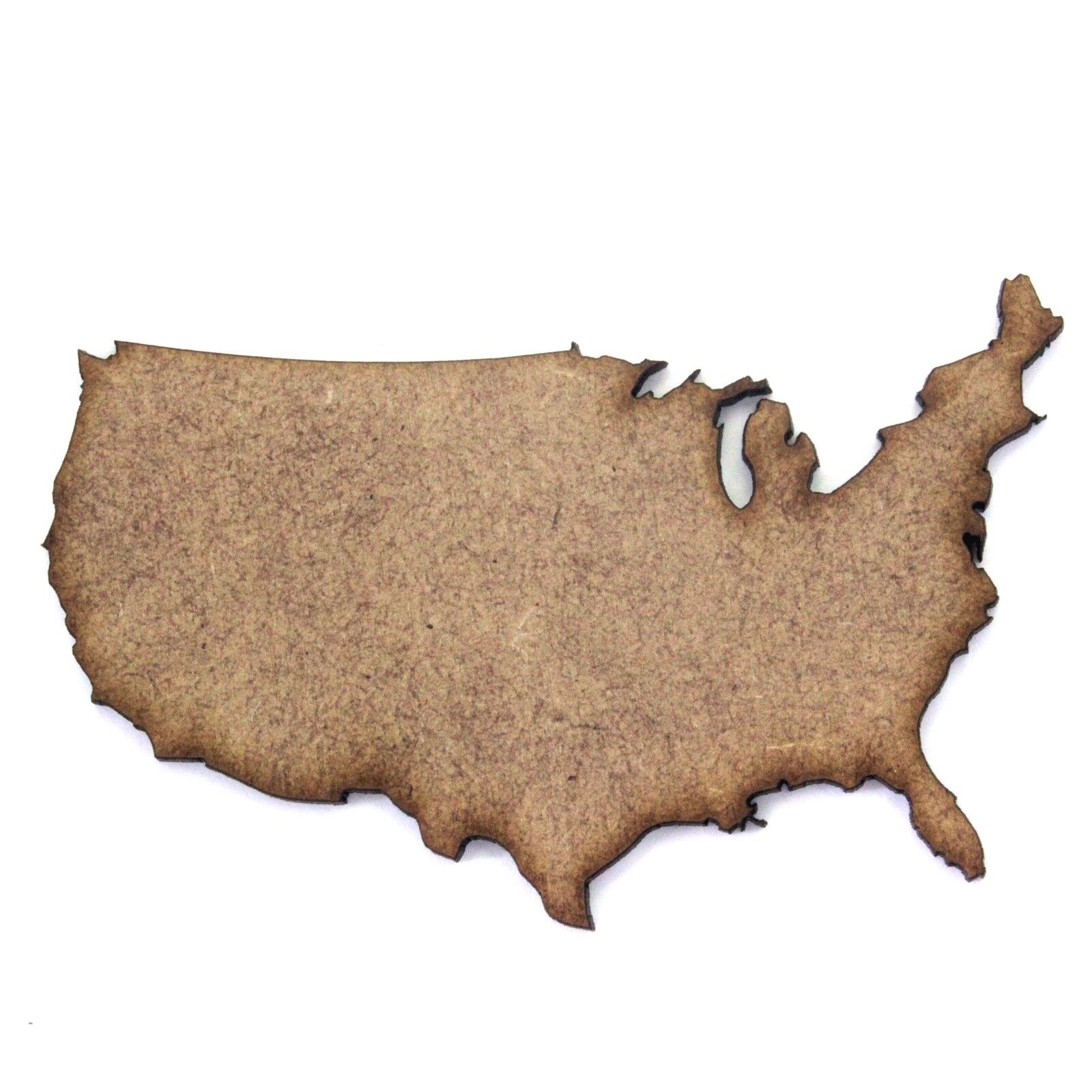 USA America Map Country Shapes. Sizes 50mm - 200mm. 2mm MDF Wood Laser ...